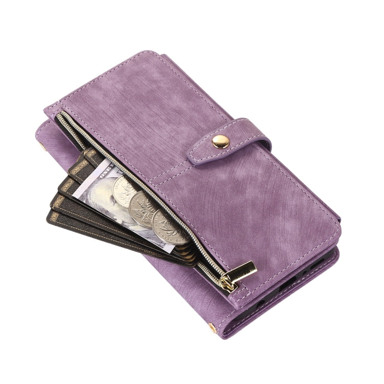 For Samsung Galaxy A21s Dream 9-Card Wallet Zipper Bag Leather Phone Case