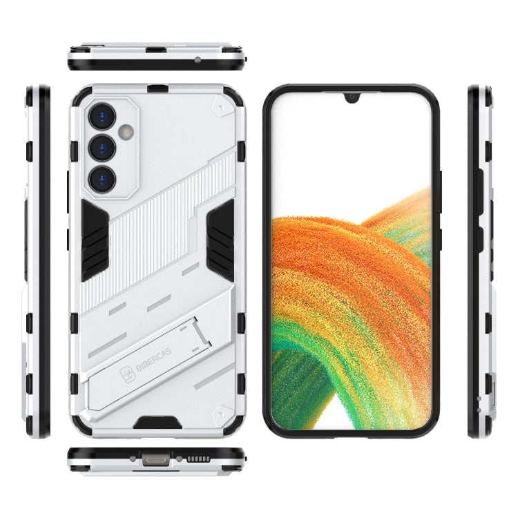 For Samsung Galaxy A34 5G Punk Armor 2 in 1 PC + TPU Phone Case