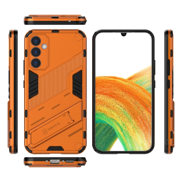 For Samsung Galaxy A34 5G Punk Armor 2 in 1 PC + TPU Phone Case