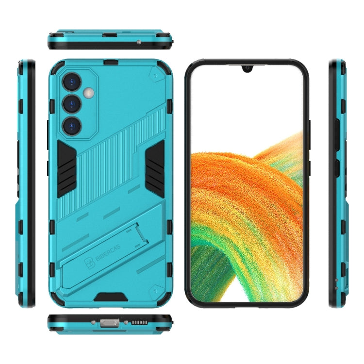 For Samsung Galaxy A34 5G Punk Armor 2 in 1 PC + TPU Phone Case