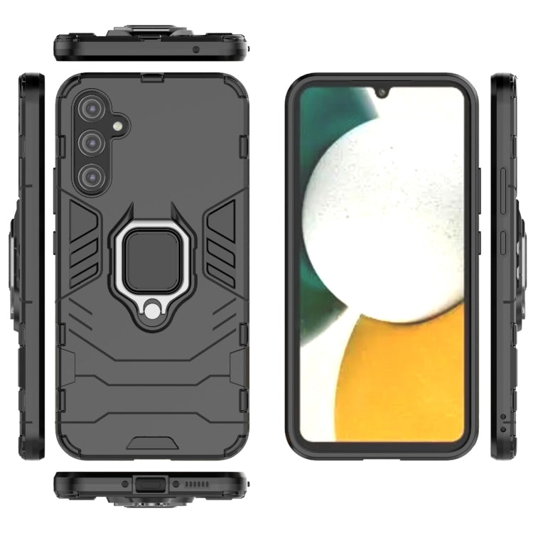 For Samsung Galaxy A34 5G Shockproof PC + TPU Phone Case with Magnetic Ring Holder