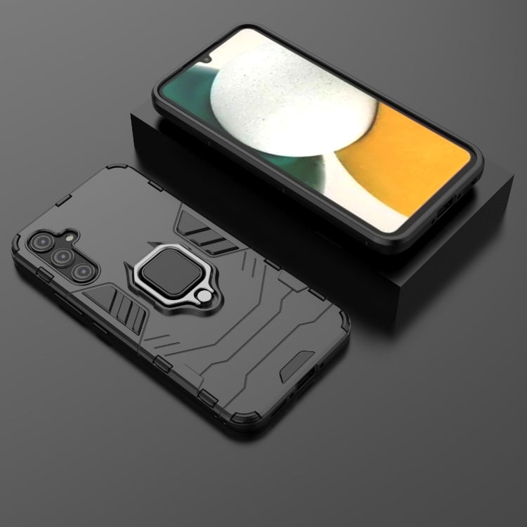 For Samsung Galaxy A34 5G Shockproof PC + TPU Phone Case with Magnetic Ring Holder