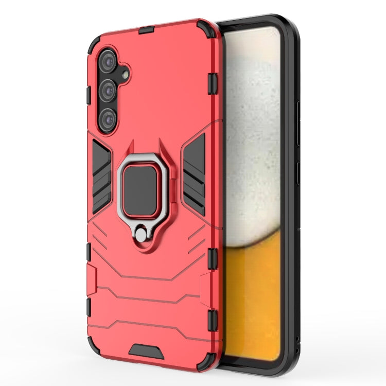 For Samsung Galaxy A34 5G Shockproof PC + TPU Phone Case with Magnetic Ring Holder