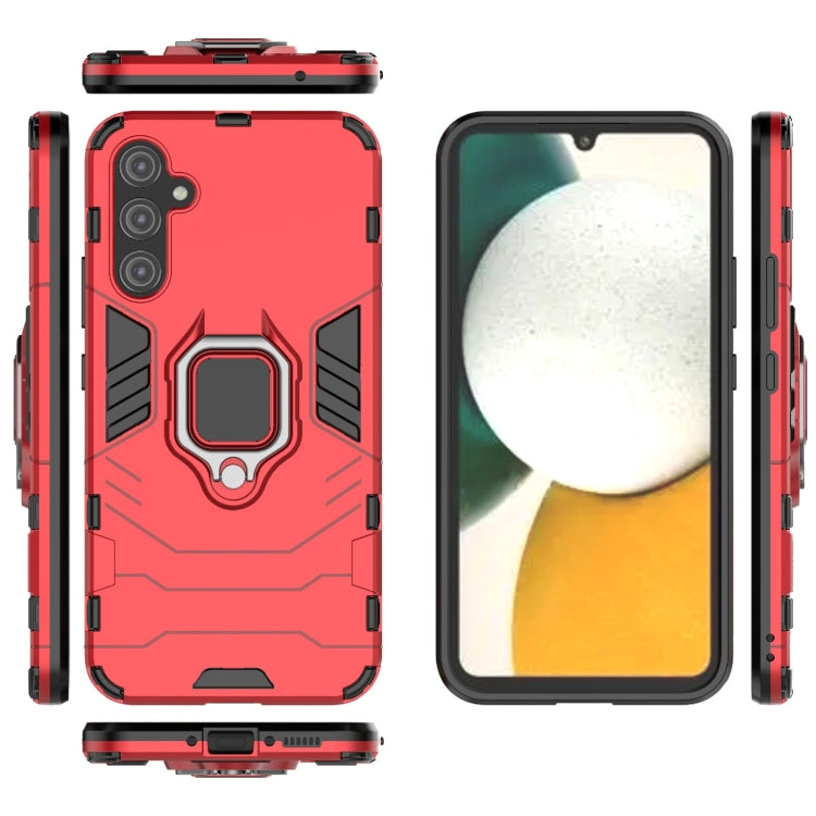 For Samsung Galaxy A34 5G Shockproof PC + TPU Phone Case with Magnetic Ring Holder