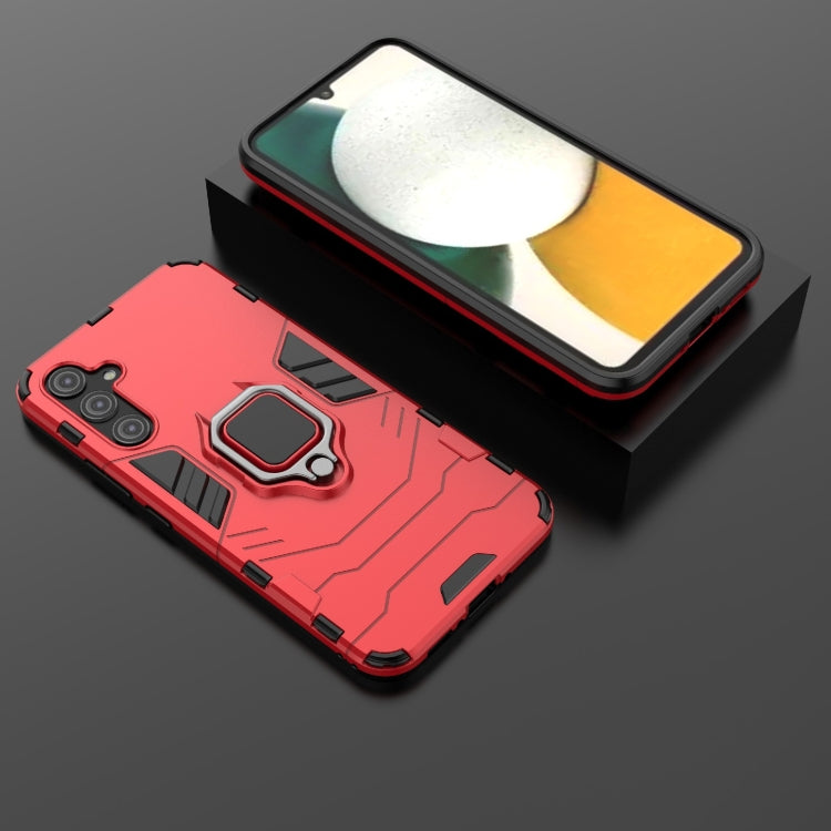 For Samsung Galaxy A34 5G Shockproof PC + TPU Phone Case with Magnetic Ring Holder