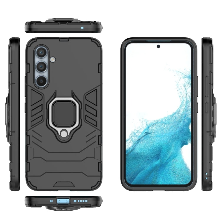 For Samsung Galaxy A54 5G Shockproof PC + TPU Phone Case with Magnetic Ring Holder