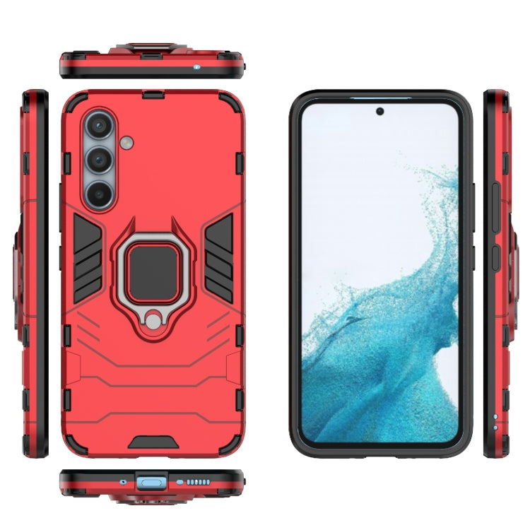 For Samsung Galaxy A54 5G Shockproof PC + TPU Phone Case with Magnetic Ring Holder