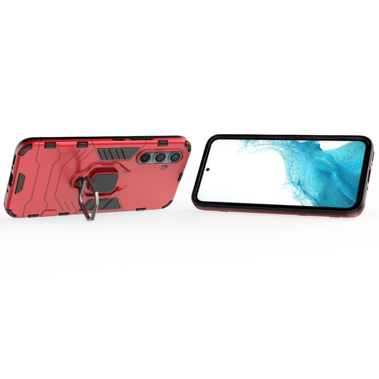 For Samsung Galaxy A54 5G Shockproof PC + TPU Phone Case with Magnetic Ring Holder