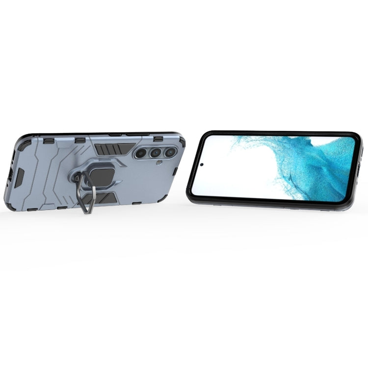 For Samsung Galaxy A54 5G Shockproof PC + TPU Phone Case with Magnetic Ring Holder