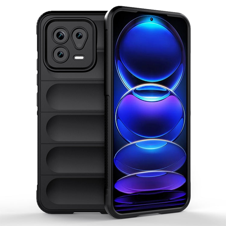 For Xiaomi 13 Magic Shield TPU + Flannel Phone Case