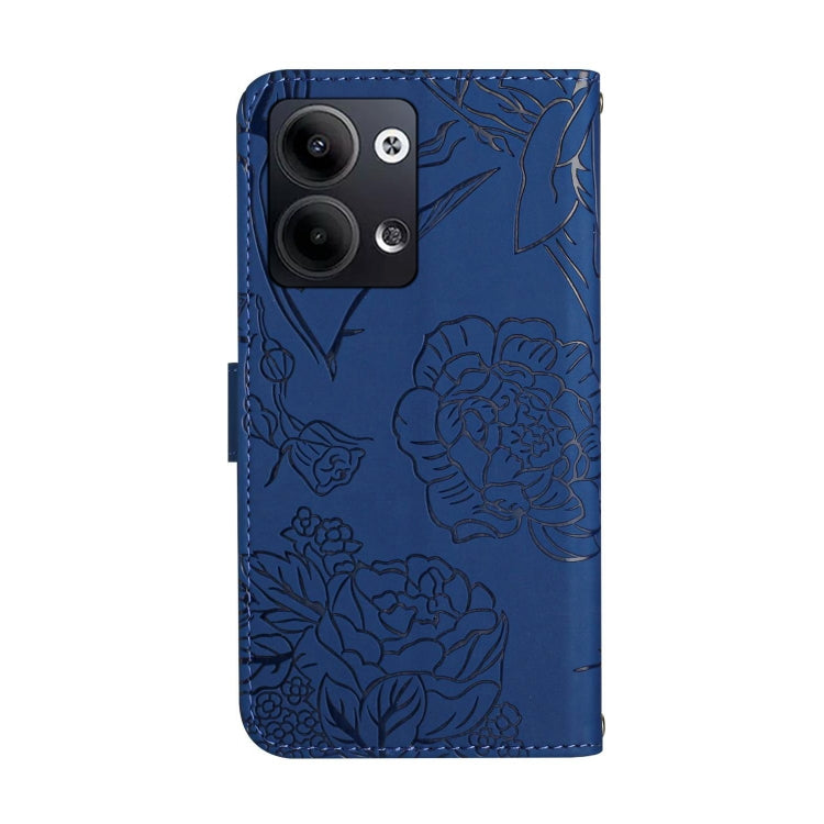 For OPPO Reno9 / Reno9 Pro HT03 Skin Feel Butterfly Embossed Flip Leather Phone Case