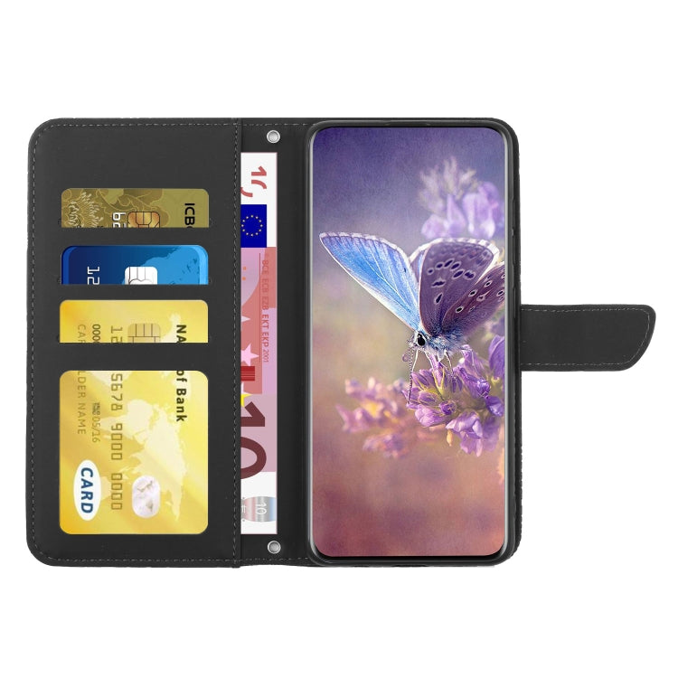 For OPPO Reno9 / Reno9 Pro HT03 Skin Feel Butterfly Embossed Flip Leather Phone Case
