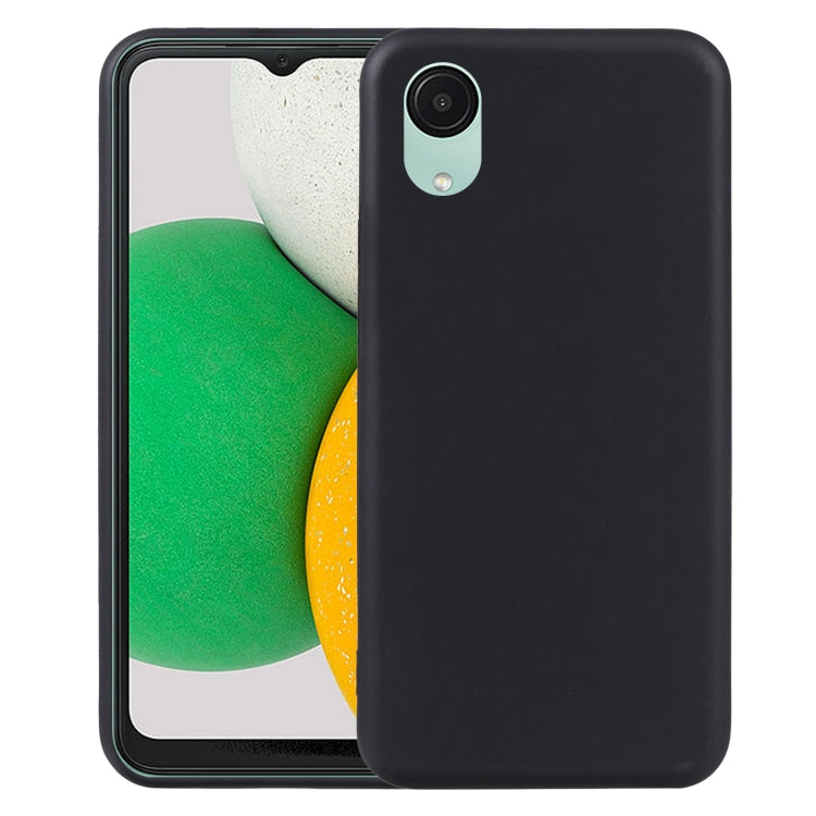 For Samsung Galaxy A04 Core TPU Phone Case(Black)