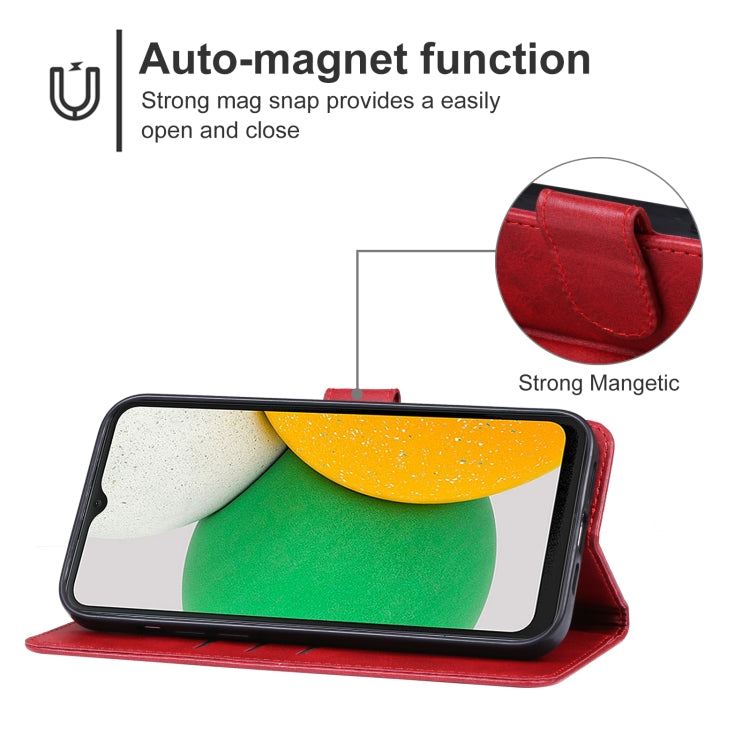 For Samsung Galaxy A04 Core Leather Phone Case