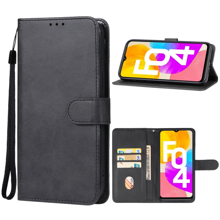 For Samsung Galaxy F04 Leather Phone Case