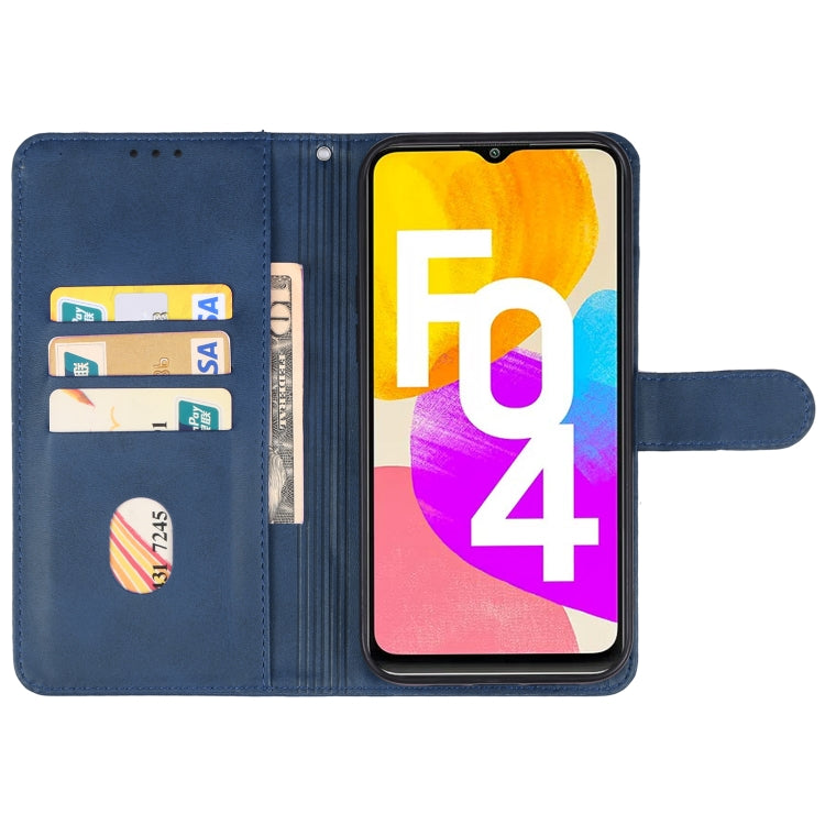 For Samsung Galaxy F04 Leather Phone Case