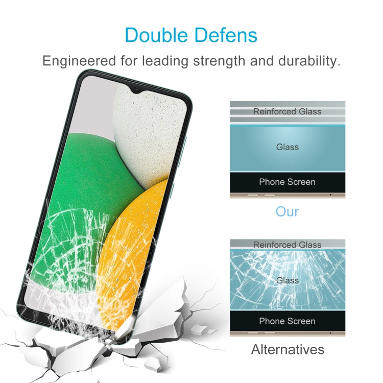 For Samsung Galaxy A04 Core 10pcs 0.26mm 9H 2.5D Tempered Glass Film