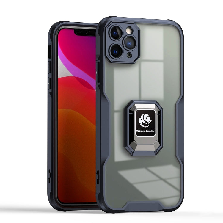 For iPhone 14 Pro Armor Shockproof Magnetic Ring Phone Case