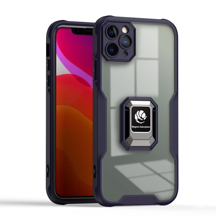 For iPhone 12 Pro Max Armor Shockproof Magnetic Ring Phone Case