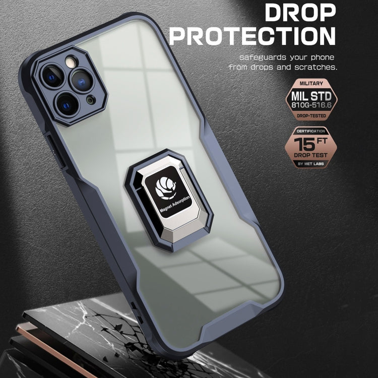 For iPhone 11 Pro Armor Shockproof Magnetic Ring Phone Case