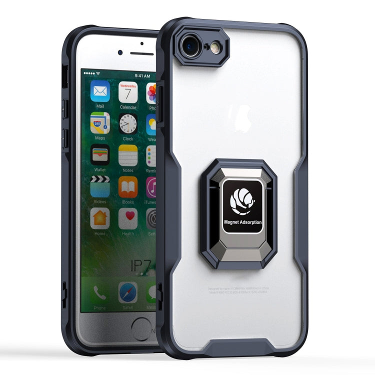 For iPhone SE 2022 / 2020 / 7 / 8 Armor Shockproof Magnetic Ring Phone Case