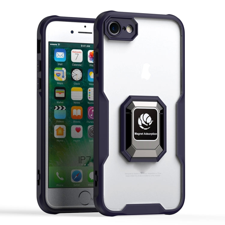 For iPhone SE 2022 / 2020 / 7 / 8 Armor Shockproof Magnetic Ring Phone Case