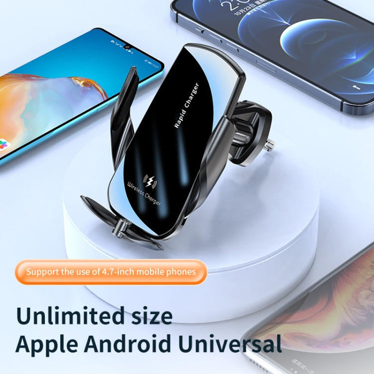 V5S 40W Magnetic Fast Charging Car Phone Holder(Black)