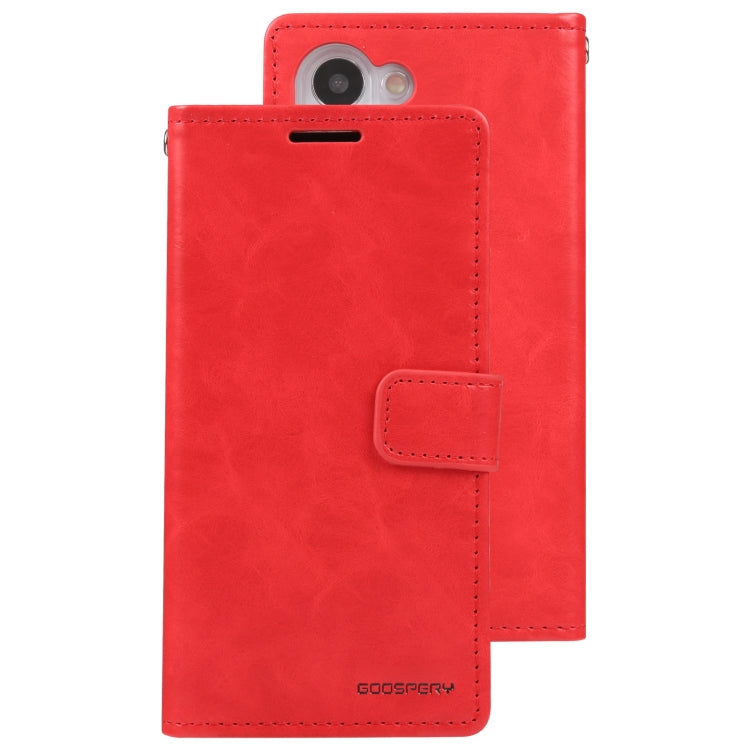 For Samsung Galaxy S23 5G GOOSPERY BLUE MOON Crazy Horse Texture Leather Phone Case