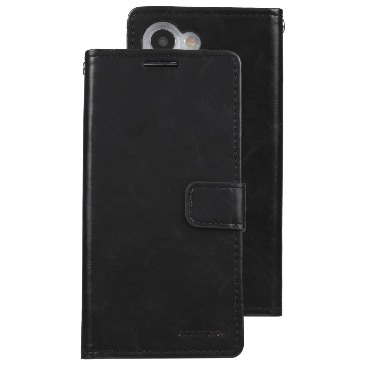 For Samsung Galaxy S23 5G GOOSPERY BLUE MOON Crazy Horse Texture Leather Phone Case