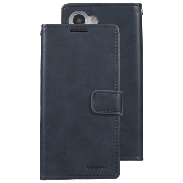 For Samsung Galaxy S23 5G GOOSPERY BLUE MOON Crazy Horse Texture Leather Phone Case
