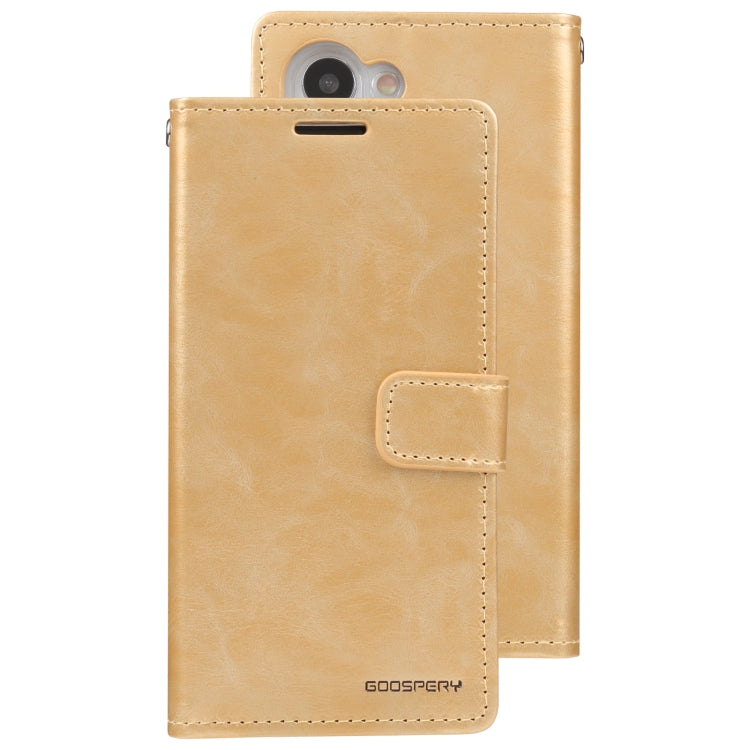 For Samsung Galaxy S23 5G GOOSPERY BLUE MOON Crazy Horse Texture Leather Phone Case