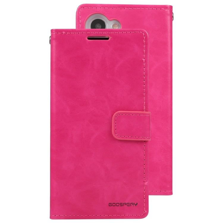 For Samsung Galaxy S23 5G GOOSPERY BLUE MOON Crazy Horse Texture Leather Phone Case