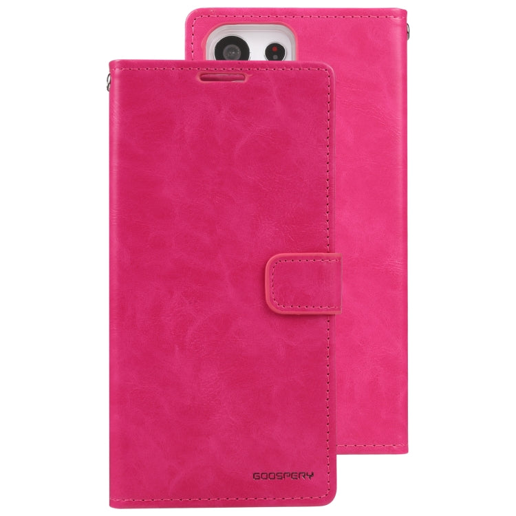 For Samsung Galaxy S23 Ultra 5G GOOSPERY BLUE MOON Crazy Horse Texture Leather Phone Case