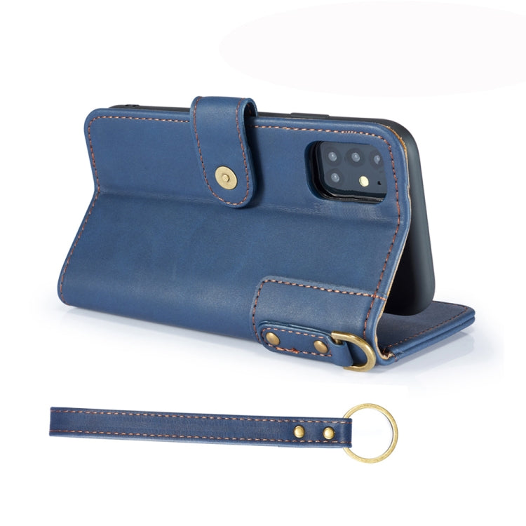 For Galaxy S20+ Cowhide Texture Horizontal Flip Leather Case with Holder & Card Slots & Wallet & Lanyard
