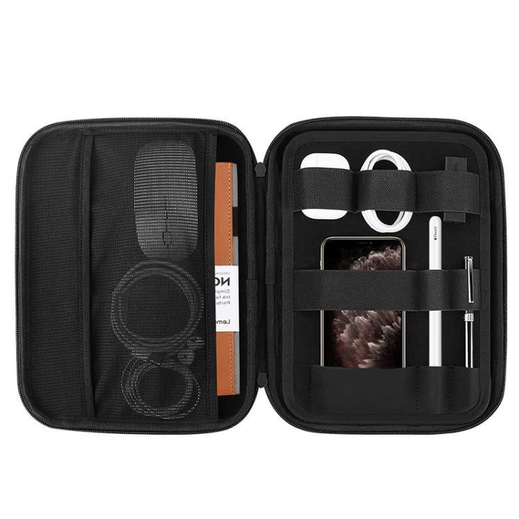 Multifunctional Double-Layer EVA Hard Case Storage Bag For 12.9 inch Tablet(Grey)
