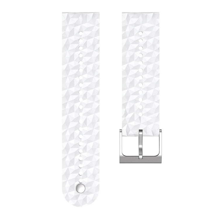 For Suunto 9 Rhombus Texture Silicone Watch Band