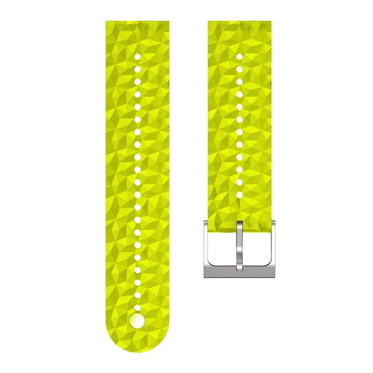 For Suunto 9 Rhombus Texture Silicone Watch Band