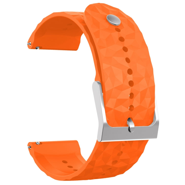 For Suunto 9 Rhombus Texture Silicone Watch Band