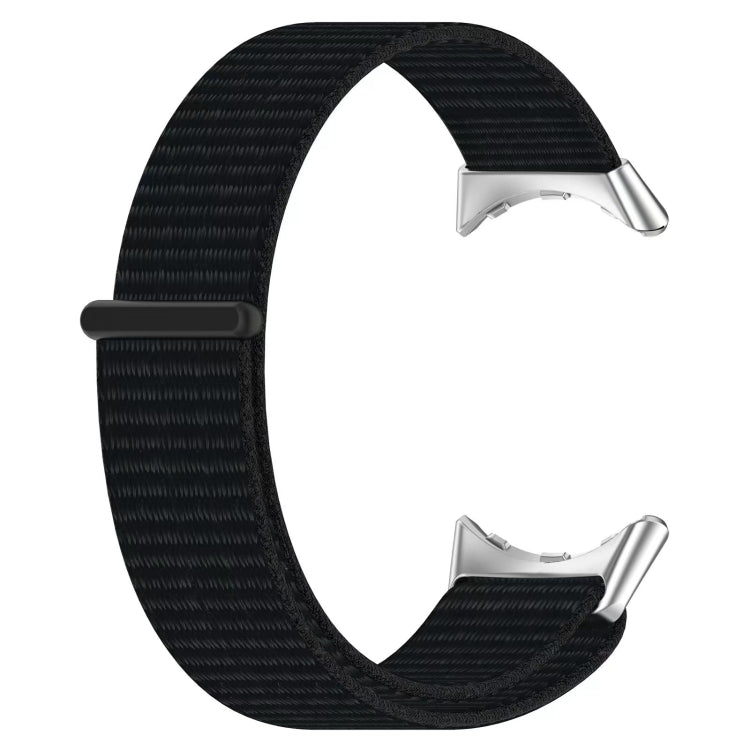 For Google Pixel Watch Metal Head Nylon Loop Watch Band