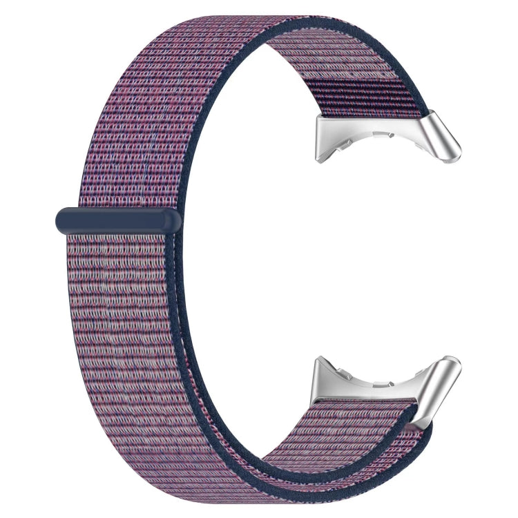 For Google Pixel Watch Metal Head Nylon Loop Watch Band