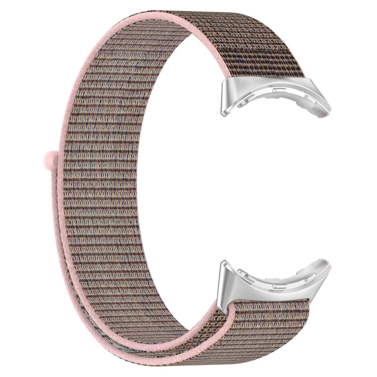For Google Pixel Watch Metal Head Nylon Loop Watch Band