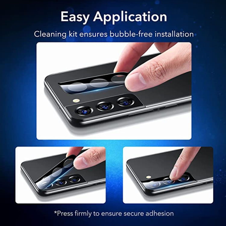 For Samsung Galaxy S22 / S22+ 5G Integrated Rear Camera Lens Tempered Glass Film(Black)