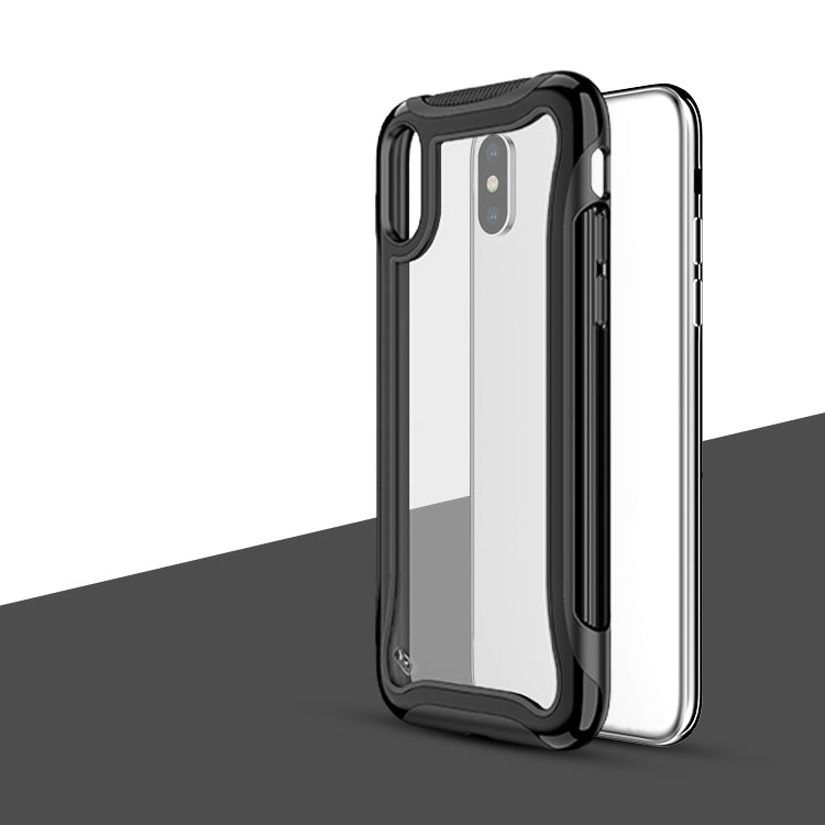 For iPhone X / XS Blade Series Transparent AcrylicProtective Case