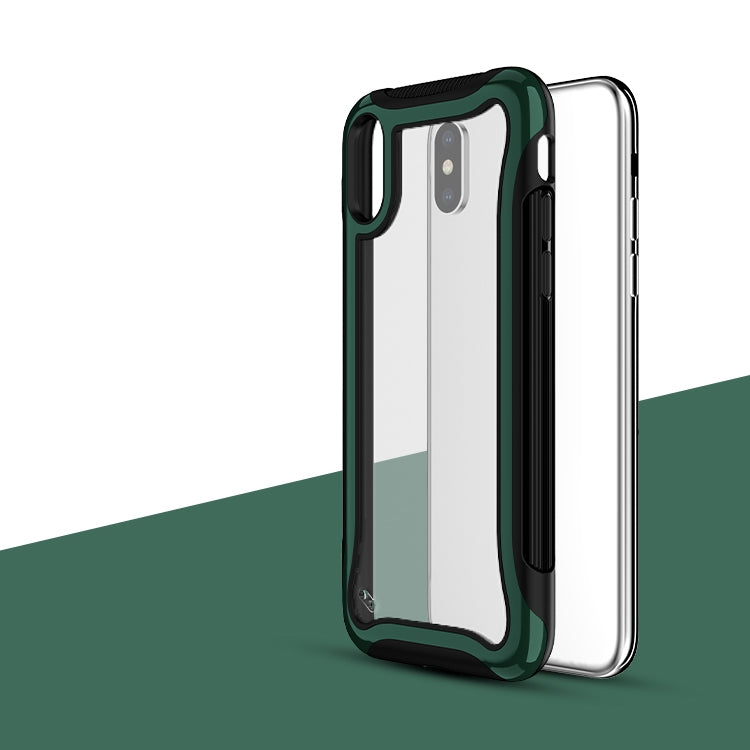For iPhone X / XS Blade Series Transparent AcrylicProtective Case