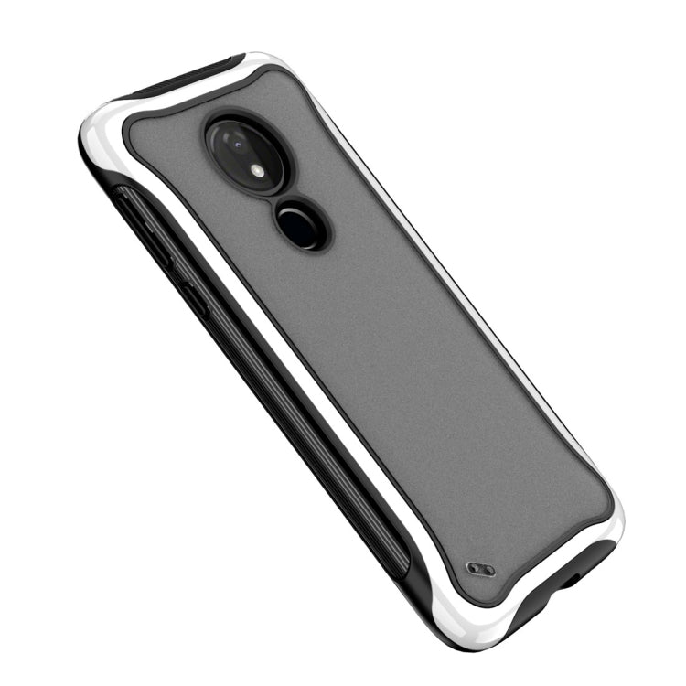 For Motorola Moto G7 Power Blade Series Transparent AcrylicProtective Case