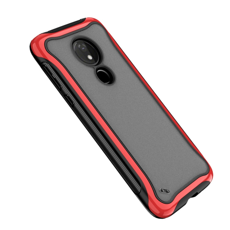 For Motorola Moto G7 Power Blade Series Transparent AcrylicProtective Case