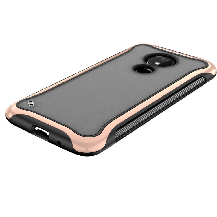 For Motorola Moto G7 Power Blade Series Transparent AcrylicProtective Case