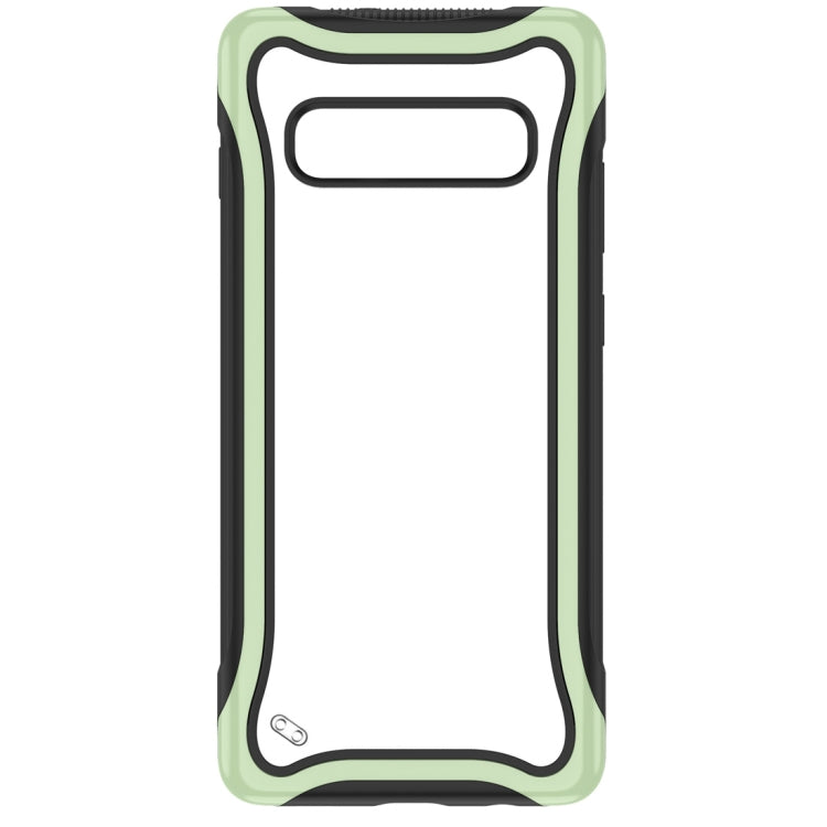 For Galaxy S10+ Blade Series Transparent AcrylicProtective Case