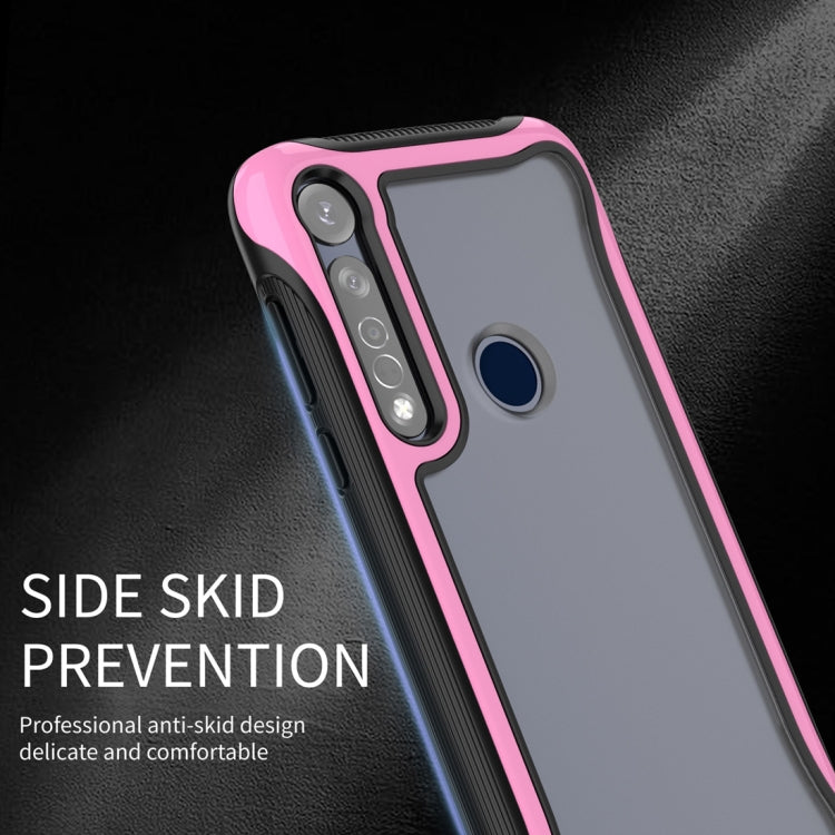 For Motorola Moto G8 Plus Blade Series Transparent AcrylicProtective Case