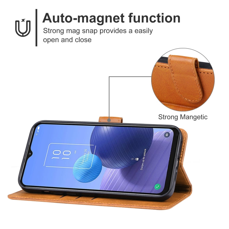 For TCL 408 Leather Phone Case